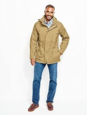 Orvis | Khaki Pursell Waterproof Jacket Size Medium